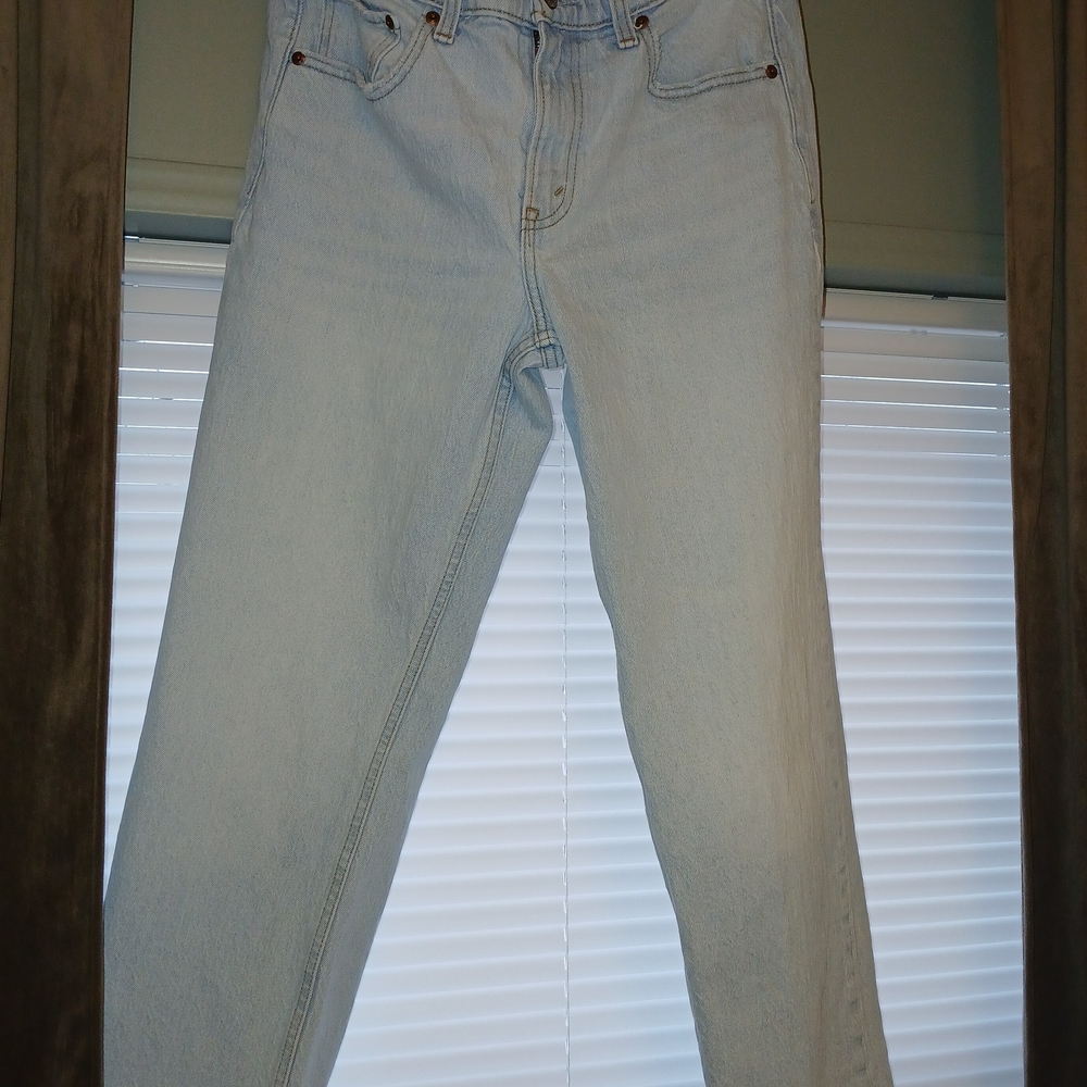 Abercrombie & Fitch Mid Rise Light Blue Denim